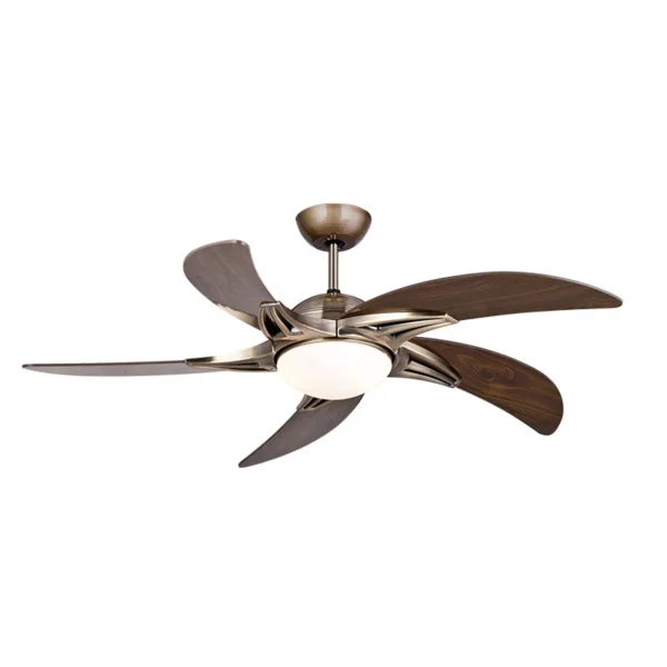 Ceiling Fan Modern Viper Antique Brass