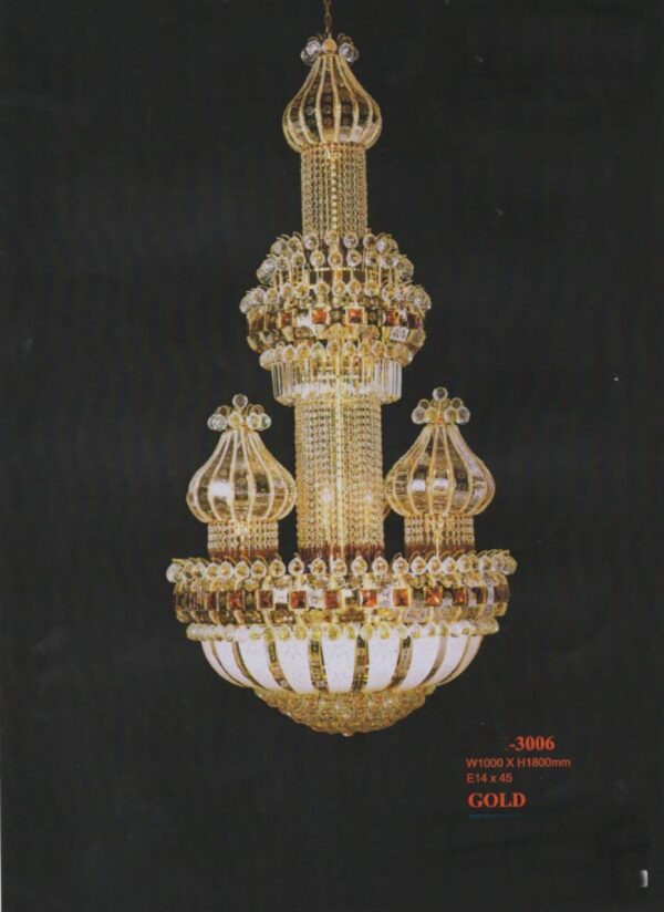 Lampu Gantung Kristal 3006/100cm x 180cm